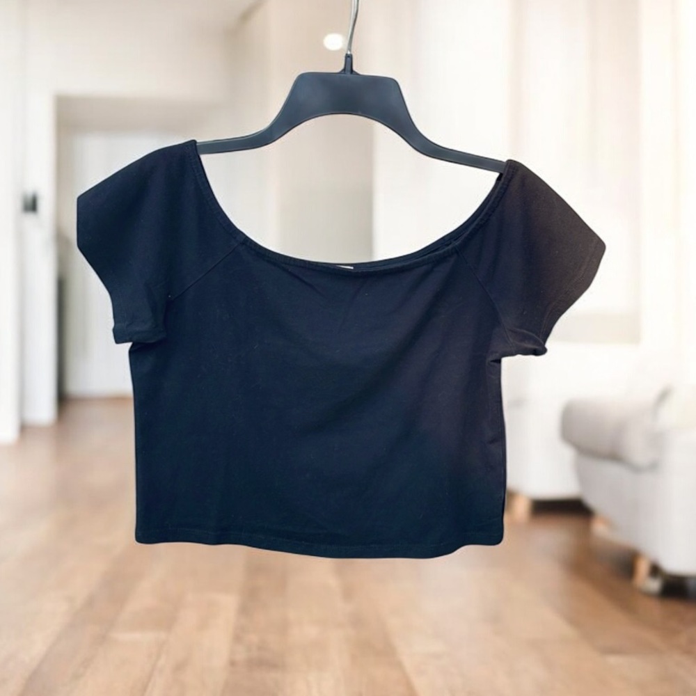 Ambiance Black Crop Top